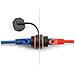 Connettore per cavo da RJ45 femmina a RJ45 femmina Cat. 6A con filettatura M20 e cappuccio protettivo IP68 antipolvere e impermeabile - Foto miniatura 1