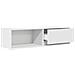Mobile Porta TV Bianco 100x31x25,5 cm in Legno Multistrato - Foto miniatura 7