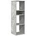 Libreria Grigio Cemento 34x31x112 Cm In Legno Multistrato - Foto miniatura 2