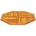 Piano Per Tavolo 70x70x2 Cm Ottagonale Legno Massello Di Acacia - Foto miniatura 3