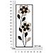 Decorazione In Metallo 3d Fiori 49 - Nero - Metallo - 27x2,5x70 Cm - Foto miniatura 6