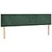 Giroletto senza Materasso Verde Scuro 120x190 cm Velluto - Foto miniatura 8
