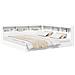 Letto a scaffale bianco 180x200 cm in legno ingegnerizzato - Foto miniatura 1