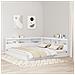 Letto a scaffale bianco 180x200 cm in legno ingegnerizzato - Foto miniatura 2