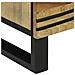 Comodino 50x33x60 cm Legno Massello di Mango - Foto miniatura 8