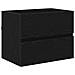 Set Mobili Bagno 2 Pezzi Nero Rovere Legno Ingengerizzato - Foto miniatura 7