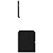 Set Mobili Bagno 2 Pezzi Nero Rovere Legno Ingengerizzato - Foto miniatura 9