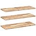 Mensole da Parete 3 pz 100x30x2 cm Legno Acacia Non Trattato - Foto miniatura 1