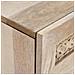 Comodino Beige 50 x 33 x 60 cm legno massello di mango - Foto miniatura 6