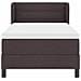 Letto box spring con materasso Marrone scuro 90 x 190 cm - Foto miniatura 8