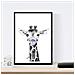 Set Di 6 Stampe Animali Bambini Con Gomma Da Masticare Cervo Elefante Zorro Orso Cane Maiale A3 Senza Cornice - Foto miniatura 3