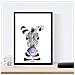 Set Di 6 Stampe Animali Bambini Con Gomma Da Masticare Cervo Elefante Zorro Orso Cane Maiale A3 Senza Cornice - Foto miniatura 6