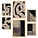Set Di 6 Stampe Riposo Artistico In Forma Astratta, Dipinti Decorativi Estetici Per Il Tuo Soggiorno, Camera Da Letto, Casa A3 & A4 Telaio In Legno Chiaro - Foto miniatura 1