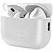 Custodia Per Airpods Pro 3 In Silicone Morbido Antiurto Serie Aircase, Bianco - Foto miniatura 3