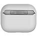 Custodia Per Airpods Pro 3 In Silicone Morbido Antiurto Serie Aircase, Bianco - Foto miniatura 4