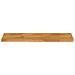 Piano Tavolo Bordi Vivi 120x30x3,8cm in Legno Massello di Mango - Foto miniatura 3