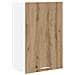 Armadio pensile Riga Rovere Artigiano e Bianco 50 x 31 x 80 cm - Foto miniatura 1