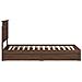 Letto con Contenitore con testiera Rovere Marrone 90 x 190 cm - Foto miniatura 9