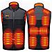 Gilet Riscaldato Intelligente Grigio-nero Con Batteria Da 10000mah - 11 Zone Di Riscaldamento, Temperatura Regolabile 3xl - Foto miniatura 1