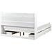 Letto Con Cassetti Contenitori Bizou 160 X 200 Cm Bianco - Foto miniatura 5