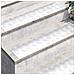 Dischi Quadrati 4 pcs Argento 90 x 20 cm Alluminio - Foto miniatura 3