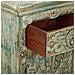 Credenza In Legno Intagliato Verde 147x45x96h - Foto miniatura 4