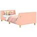 Struttura letto bambini con testata Rosa 80 x 200 cm Bouclé - Foto miniatura 1