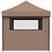 Tenda Party Marrone 279 x 410 x 315 cm Tessuto Oxford - Foto miniatura 6