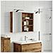 Set di Armadi da Bagno con lo scaffale 3 pcs 100 x 10,5 x 50 cm - Foto miniatura 2