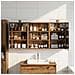 Set di Armadi da Bagno con lo scaffale 3 pcs 100 x 10,5 x 50 cm - Foto miniatura 4