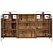 Set di Armadi da Bagno con lo scaffale 3 pcs 100 x 10,5 x 50 cm - Foto miniatura 7