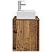 Mobile Lavabo da Parete Legno antico 49,5 x 41 x 62,5 cm - Foto miniatura 3
