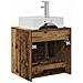 Mobile Lavabo da Parete Legno antico 49,5 x 41 x 62,5 cm - Foto miniatura 4