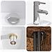 Mobile Lavabo da Parete Legno antico 49,5 x 41 x 62,5 cm - Foto miniatura 6