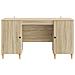 Scrivania Sonoma 142,5 x 50 x 75 cm Legno ingegnerizzato - Foto miniatura 4