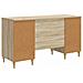 Scrivania Sonoma 142,5 x 50 x 75 cm Legno ingegnerizzato - Foto miniatura 6