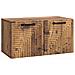 Mobile Porta TV da Muro Legno antico 59,5 x 31 x 30 cm - Foto miniatura 1