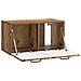 Mobile Porta TV da Muro Legno antico 59,5 x 31 x 30 cm - Foto miniatura 3