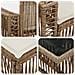 Set Divano da Giardino 8 pz Beige e Bianco Crema polyrattan - Foto miniatura 3
