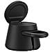 WIZ052kqBK Caricatore Wireless per Smartphone, Auricolari, Smartwatch, 1 Porta USB Nero - Foto miniatura 3
