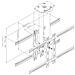Supporto da Soffitto PLASMA-C100D per 2 Monitor LCD /LED /Plasma - Foto miniatura 2