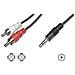 Cavo Stereo Per Collegamento Casse-Scheda Audio 1 Connettore 3,5 Mm. - 2 Connettori Cinch (Rca) Maschio - Mt. 15 - Foto miniatura 1