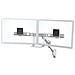 Braccio Serie HX da Parete a Doppio Monitor 32" Portata Max 7.9 Kg Bianco - Foto miniatura 2
