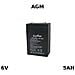 Batteria Piombo Agm 6v 5ah - Foto miniatura 1