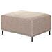 Pouf Poggiapiedi Ottomano In Tessuto Beige Oslo - Foto miniatura 1