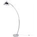 Lampada Da Pavimento In Metallo Cromato 155 Cm Dintel - Foto miniatura 15