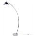 Lampada Da Pavimento In Metallo Cromato 155 Cm Dintel - Foto miniatura 14