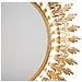 Specchio Da Parete Tondo Ø60 Cm In Oro Vorey - Foto miniatura 16