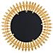 Specchio Da Parete Tondo Ø60 Cm In Oro Vorey - Foto miniatura 11