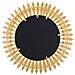 Specchio Da Parete Tondo Ø60 Cm In Oro Vorey - Foto miniatura 6